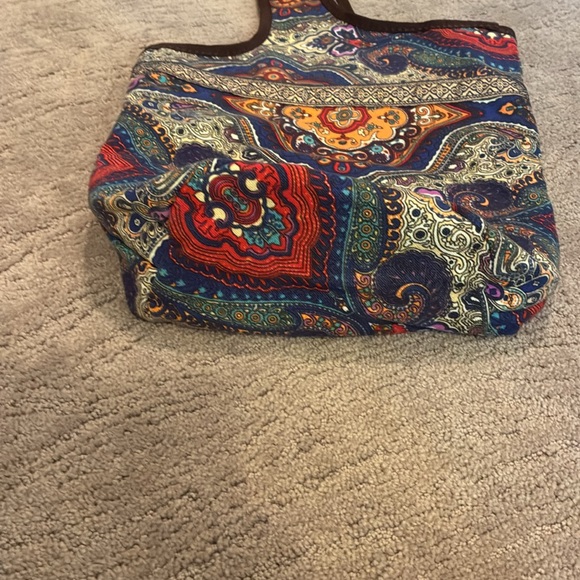 Durable fabric yoga mat carrier with pocket and zipper pocket. Custom-made. - Picture 7 of 7